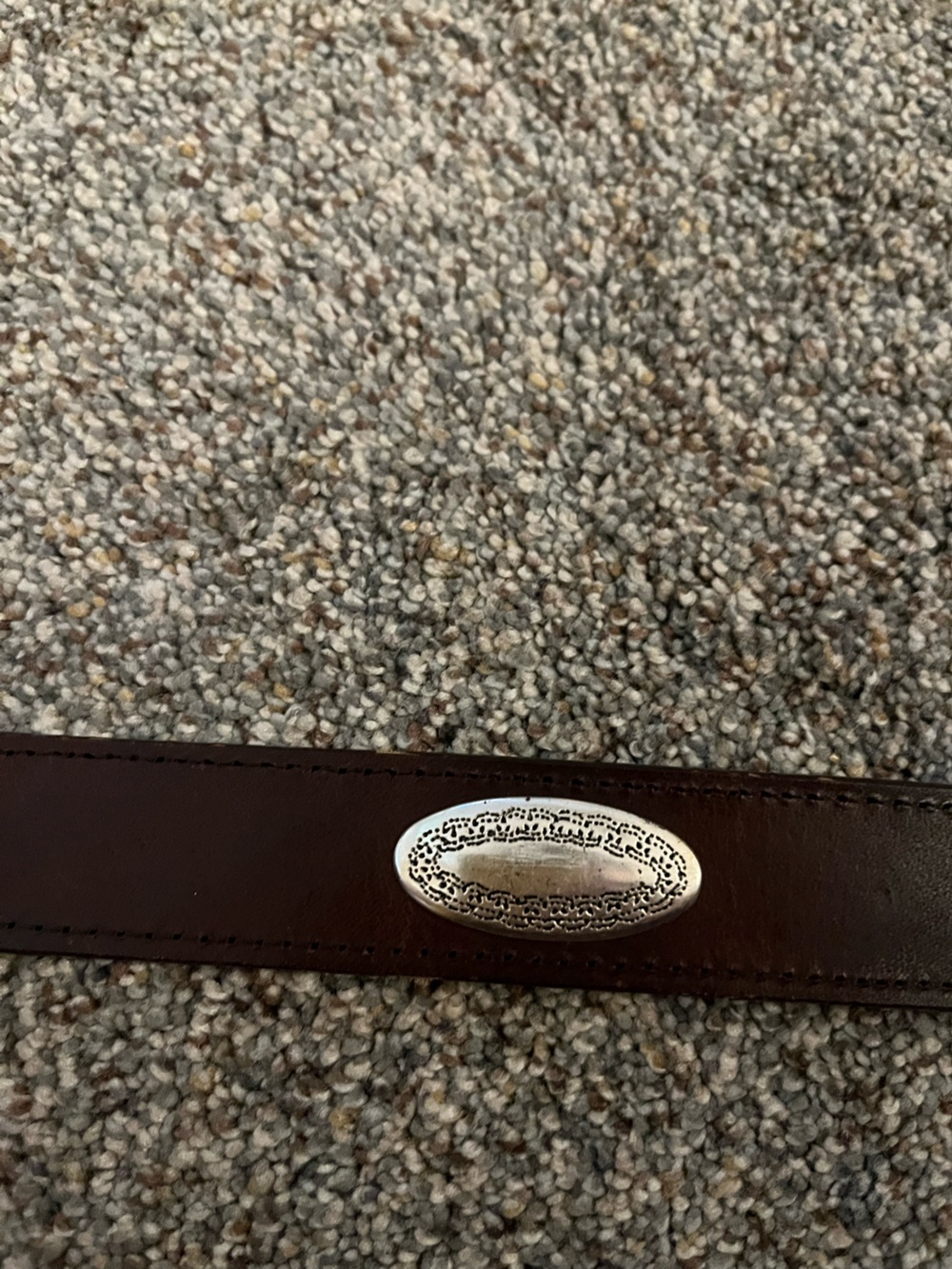 Brighton Taper Ornament Brown Belt